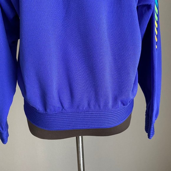 Super Star Exercise Unit sz M Long sleeve zip 80s VINTAGE athletic jacket - Picture 9 of 11